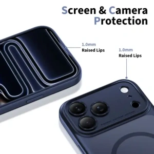 Etui Tech-Protect Magpeak MagSafe CC do Apple iPhone 17 Pro Max Matte Deep Blue