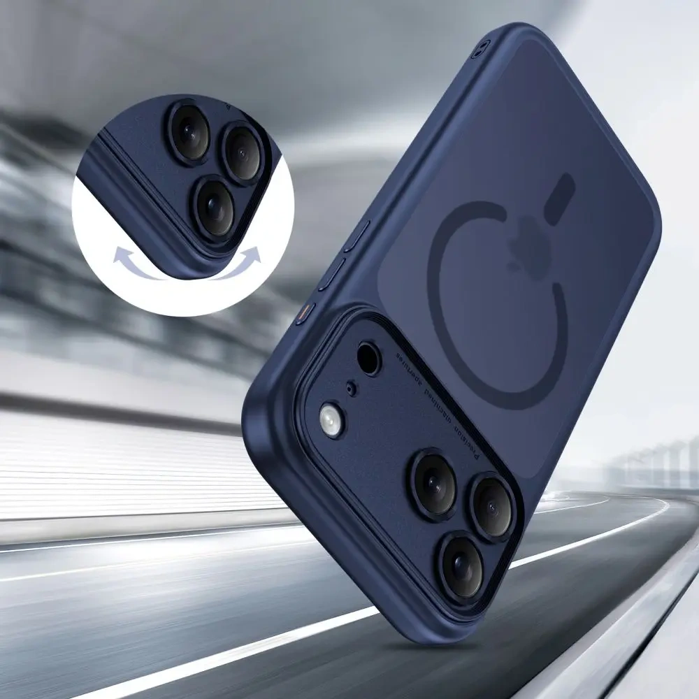 Etui Tech-Protect Magpeak MagSafe CC do Apple iPhone 17 Pro Max Matte Deep Blue