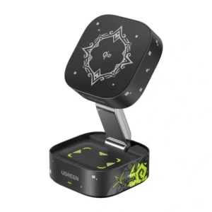 Ładowarka indukcyjna UGREEN W702 Qi2 2w1 Genshin Impact Series do do Apple iPhone AirPods 25W + kabel USB-C 1m