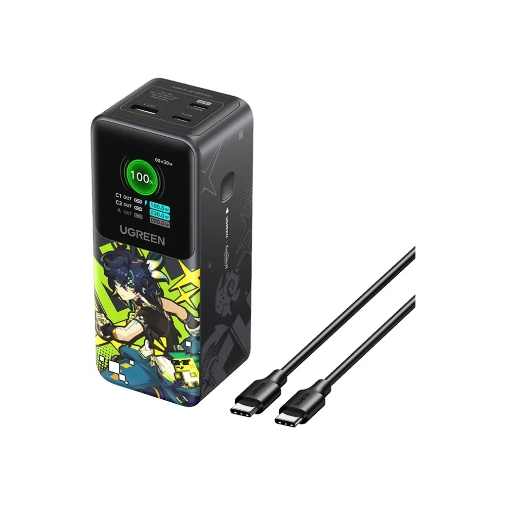 Powerbank UGREEN 20000mAh PB721 Genshin Impact Series 130W USB-A + 2xUSB-C
