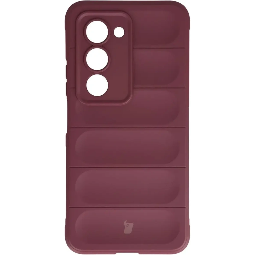 Pancerne etui Bizon Case Tur do Xiaomi Redmi 15 4G / 5G burgundowe