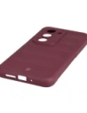 Pancerne etui Bizon Case Tur do Xiaomi Redmi 15 4G / 5G burgundowe