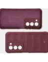 Pancerne etui Bizon Case Tur do Xiaomi Redmi 15 4G / 5G burgundowe