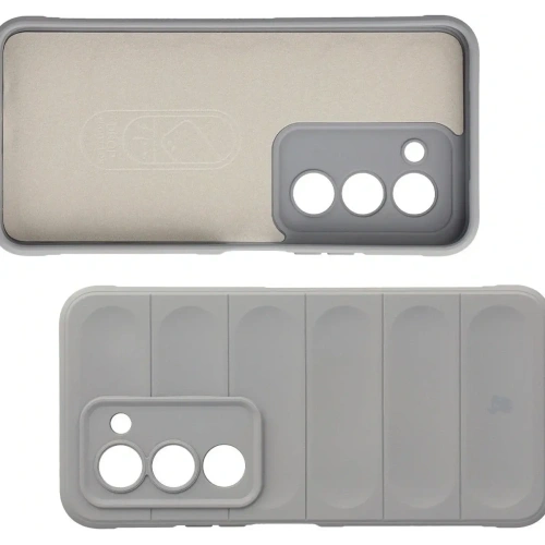 Pancerne etui Bizon Case Tur do Xiaomi Redmi 15 4G / 5G jasnoszare