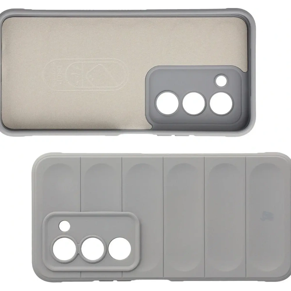 Pancerne etui Bizon Case Tur do Xiaomi Redmi 15 4G / 5G jasnoszare