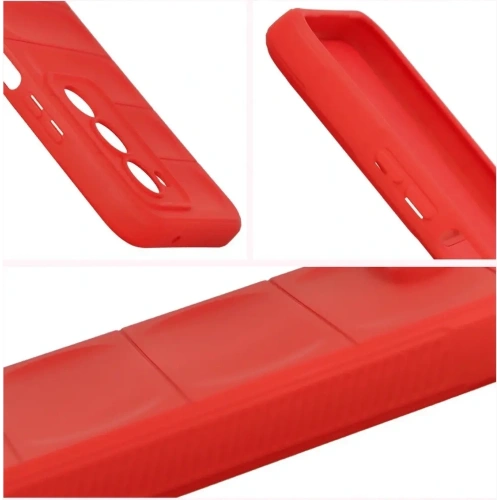 Pancerne etui Bizon Case Tur do Xiaomi Redmi 15 4G / 5G czerwone