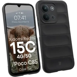 Pancerne etui Bizon Case Tur do Xiaomi Redmi 15C 4G / 5G / POCO C85 4G czarne