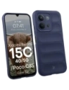Pancerne etui Bizon Case Tur do Xiaomi Redmi 15C 4G / 5G / POCO C85 4G granatowe
