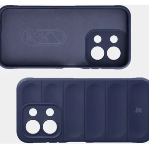 Pancerne etui Bizon Case Tur do Xiaomi Redmi 15C 4G / 5G / POCO C85 4G granatowe