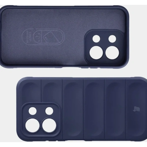 Pancerne etui Bizon Case Tur do Xiaomi Redmi 15C 4G / 5G / POCO C85 4G granatowe