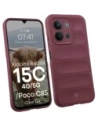 Pancerne etui Bizon Case Tur do Xiaomi Redmi 15C 4G / 5G / POCO C85 4G burgundowe