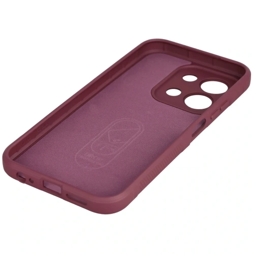 Pancerne etui Bizon Case Tur do Xiaomi Redmi 15C 4G / 5G / POCO C85 4G burgundowe
