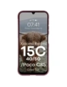 Pancerne etui Bizon Case Tur do Xiaomi Redmi 15C 4G / 5G / POCO C85 4G burgundowe