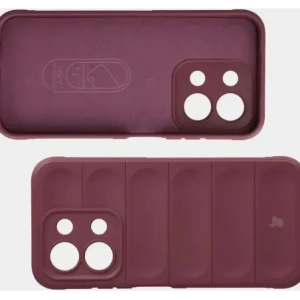 Pancerne etui Bizon Case Tur do Xiaomi Redmi 15C 4G / 5G / POCO C85 4G burgundowe