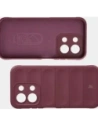 Pancerne etui Bizon Case Tur do Xiaomi Redmi 15C 4G / 5G / POCO C85 4G burgundowe
