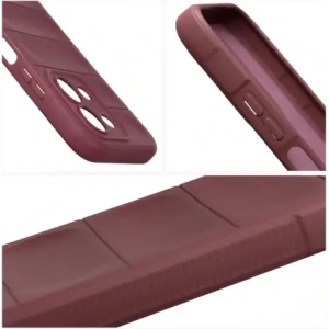 Pancerne etui Bizon Case Tur do Xiaomi Redmi 15C 4G / 5G / POCO C85 4G burgundowe