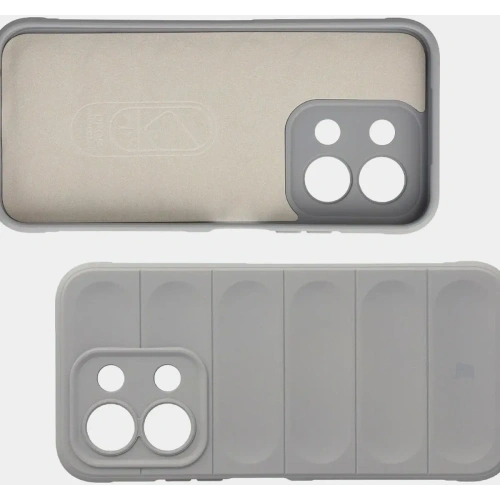 Pancerne etui Bizon Case Tur do Xiaomi Redmi 15C 4G / 5G / POCO C85 4G 173mm jasnoszare