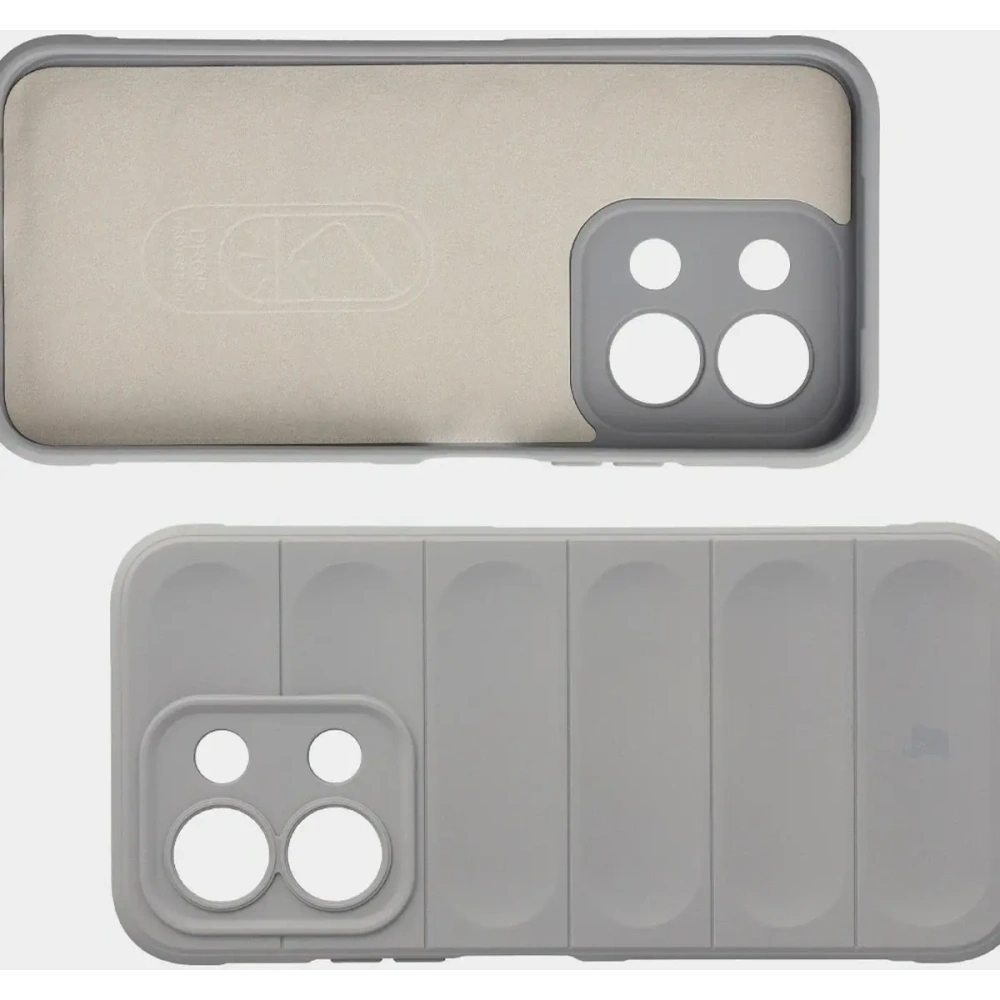 Pancerne etui Bizon Case Tur do Xiaomi Redmi 15C 4G / 5G / POCO C85 4G 173mm jasnoszare