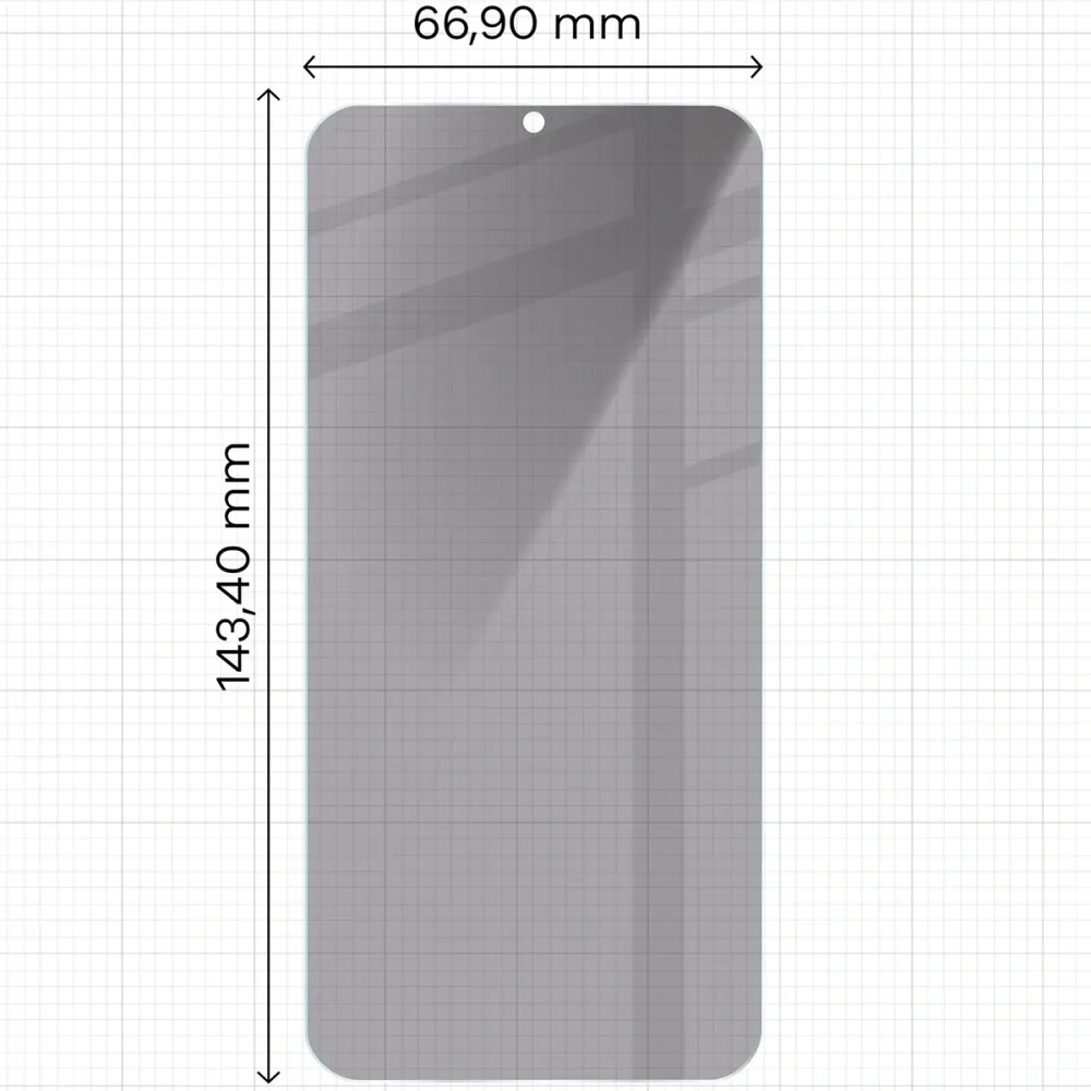 Prywatyzujące szkło hartowane Bizon Glass Clear Shadow Duo do Samsung Galaxy S25 / S24 przyciemniane [2 PACK]