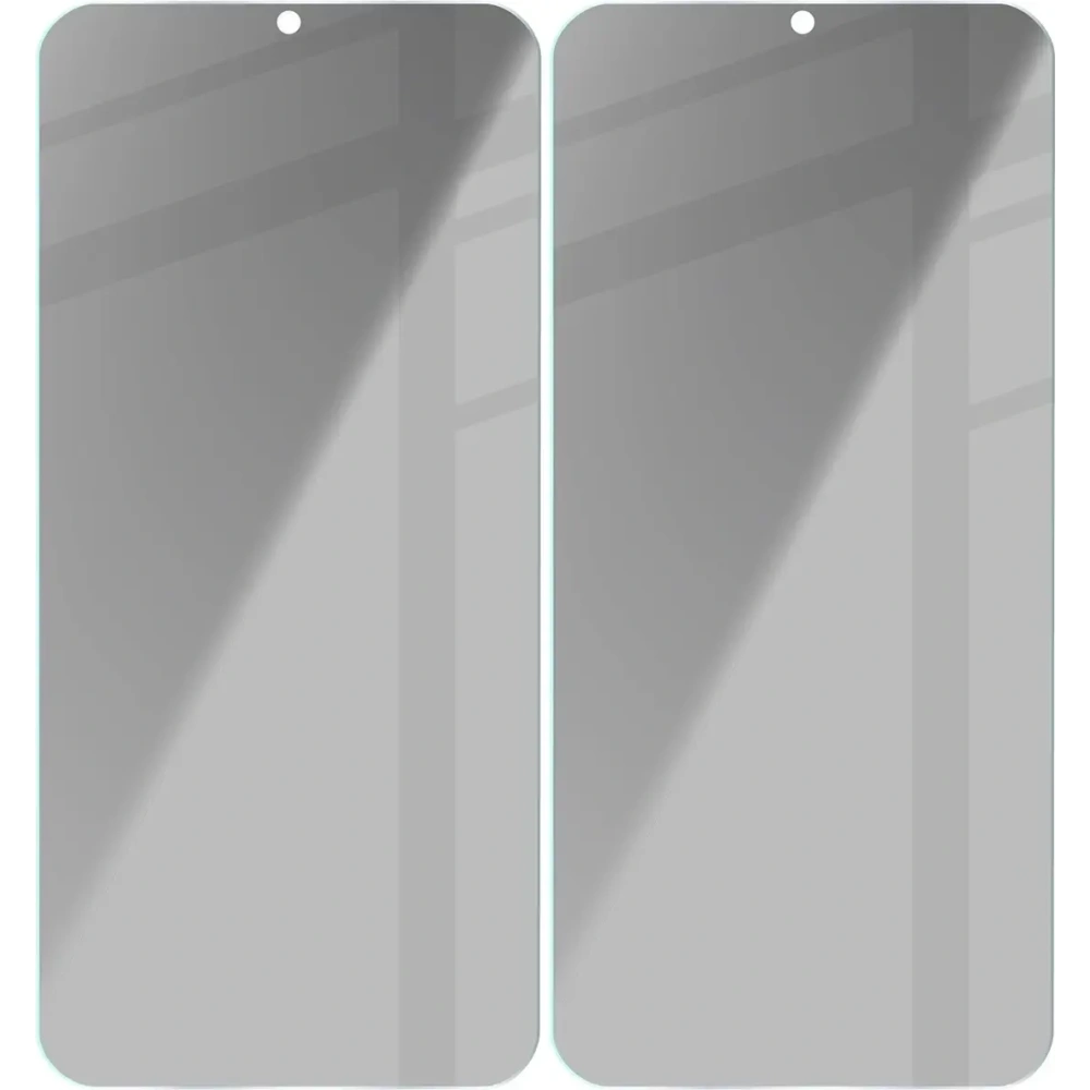 Prywatyzujące szkło hartowane Bizon Glass Clear Shadow Duo do Samsung Galaxy S25 / S24 przyciemniane [2 PACK]