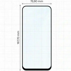 Szkło hartowane Bizon Glass Edge 2 do Xiaomi Redmi 15C 4G / 5G / POCO C85 4G czarna ramka