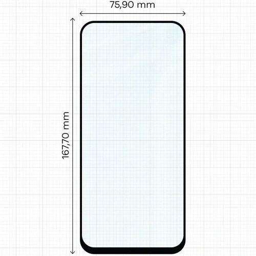 Szkło hartowane Bizon Glass Edge 2 do Xiaomi Redmi 15C 4G / 5G / POCO C85 4G czarna ramka