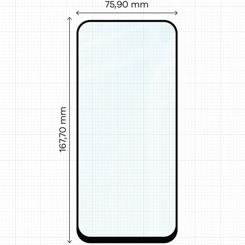Szkło hartowane Bizon Glass Edge 2 do Xiaomi Redmi 15C 4G / 5G / POCO C85 4G 173mm czarna ramka