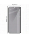 Prywatyzujące szkło hartowane Bizon Glass Edge Shadow Duo do Samsung Galaxy M35 5G / A35 5G / A55 5G przyciemniane z czarną ramką [2 PACK]