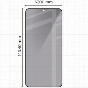 Prywatyzujące szkło hartowane Bizon Glass Edge Shadow Duo do Samsung Galaxy S25 / S24 przyciemniane z czarną ramką [2 PACK]