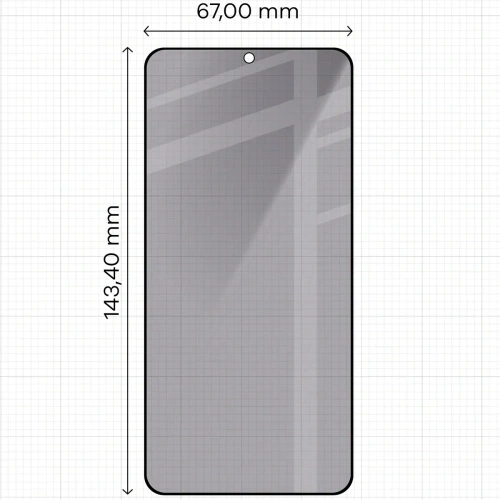 Prywatyzujące szkło hartowane Bizon Glass Edge Shadow Duo do Samsung Galaxy S25 / S24 przyciemniane z czarną ramką [2 PACK]