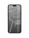Prywatyzujące szkło hartowane Bizon Glass Edge Shadow Duo do do Apple iPhone 15 Pro Max przyciemniane z czarną ramką [2 PACK]