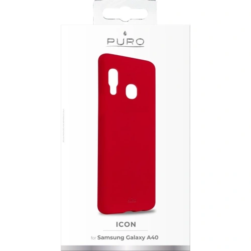 Buy PURO ICON Cover Samsung Galaxy A40 (red) - PUR155RED - {ean13} - Home Screen Store Europe