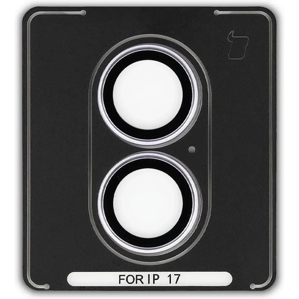 Szkło na aparat z aplikatorem Bizon Glass Snap Lens do do Apple iPhone 17 lawendowa ramka