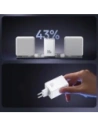 Ładowarka sieciowa Baseus EnerFill FE11 USB-A / 2xUSB-C 100W biała