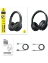 Słuchawki bezprzewodowe nauszne Baseus Bass BH1 Lite Bluetooth 6.0 czarne
