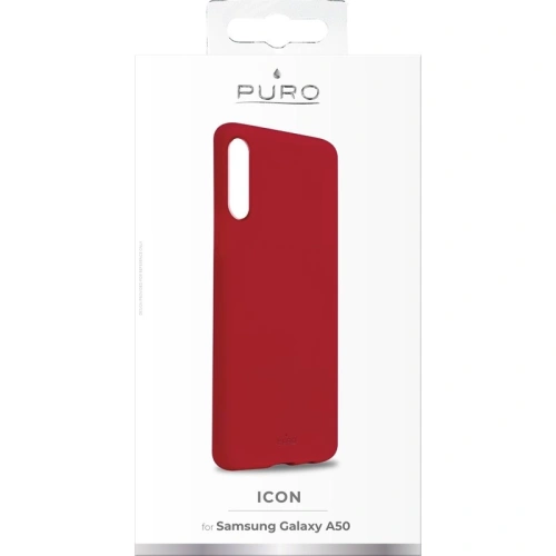 Kup Etui PURO ICON Cover Samsung Galaxy A50/A50s/A30s (piros) - PUR158RED - {ean13} - Sklep Home Screen