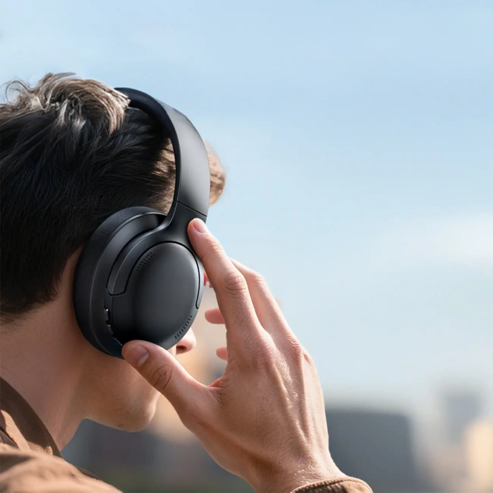 Słuchawki bezprzewodowe nauszne Baseus Bass BH1 Lite Bluetooth 6.0 czarne