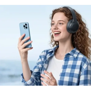 Słuchawki bezprzewodowe nauszne Baseus Bass BH1 Lite Bluetooth 6.0 czarne