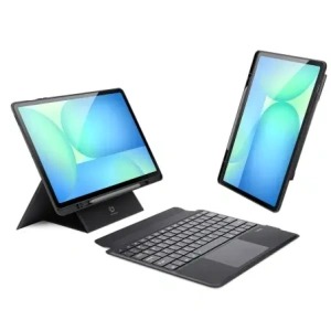 Etui z klawiaturą Dux Ducis DK series do Samsung Tab S10 FE+ Plus czarne