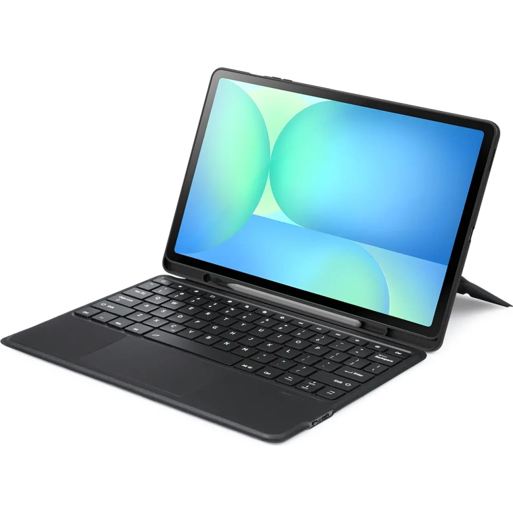 Etui z klawiaturą Dux Ducis DK series do Samsung Tab S10 FE+ Plus czarne