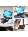 Etui z klawiaturą Dux Ducis DK series do Samsung Tab S10 FE+ Plus czarne