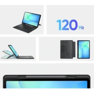 Etui z klawiaturą Dux Ducis DK series do Samsung Tab S10 FE+ Plus czarne