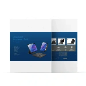 Etui z klawiaturą Dux Ducis DK series do Samsung Tab S10 FE+ Plus czarne