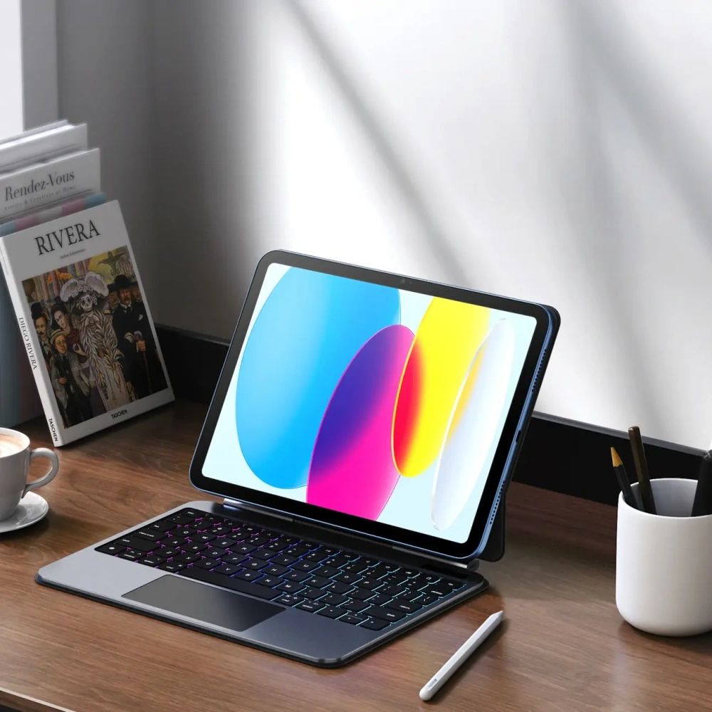 Etui z klawiaturą Dux Ducis MK series do Apple iPad 10.9" 2022 / 11" 2025 czarne