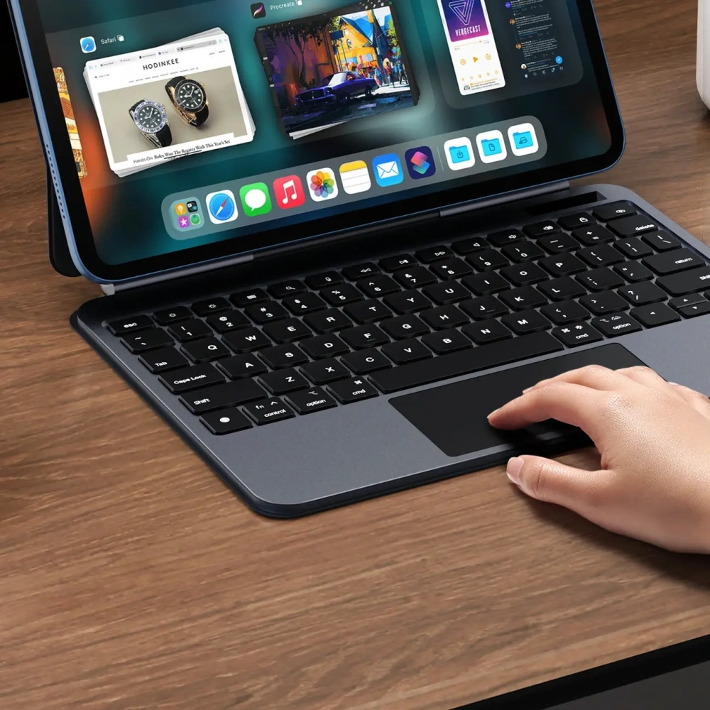 Etui z klawiaturą Dux Ducis MK series do Apple iPad 10.9" 2022 / 11" 2025 czarne