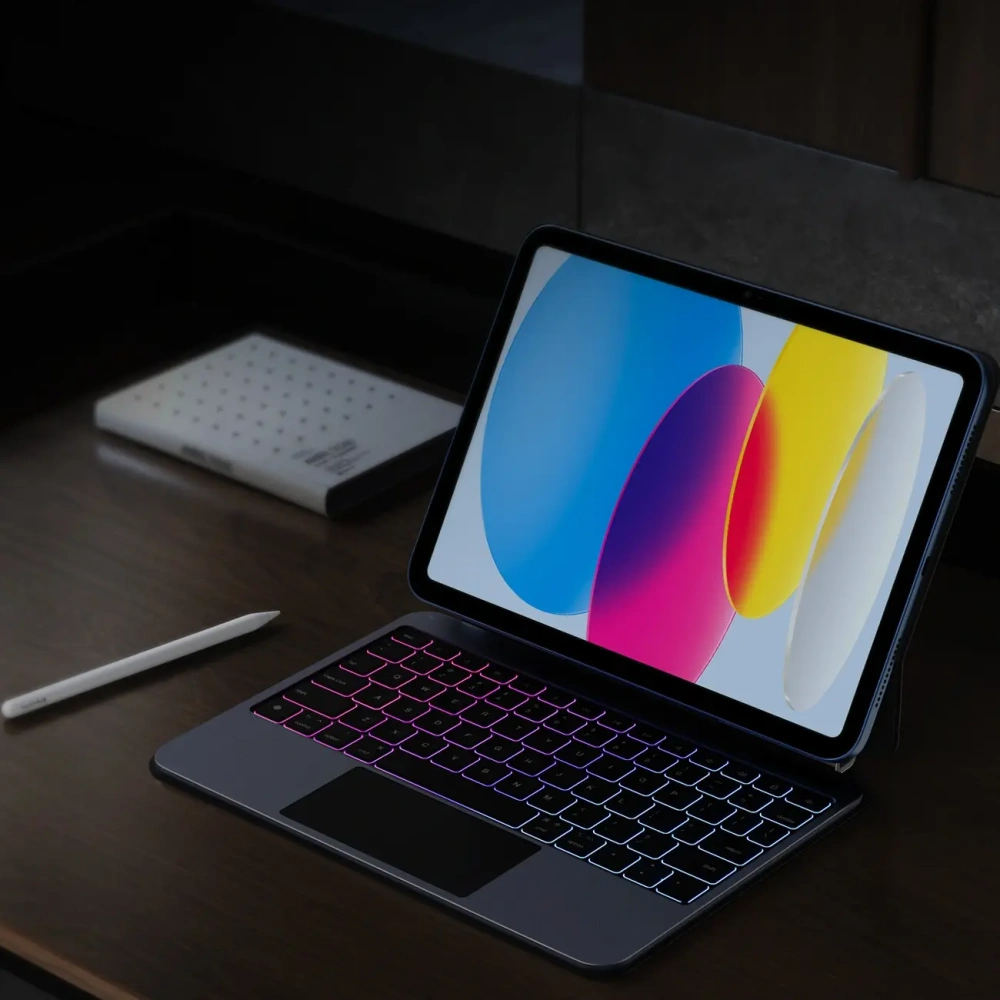 Etui z klawiaturą Dux Ducis MK series do Apple iPad 10.9" 2022 / 11" 2025 czarne