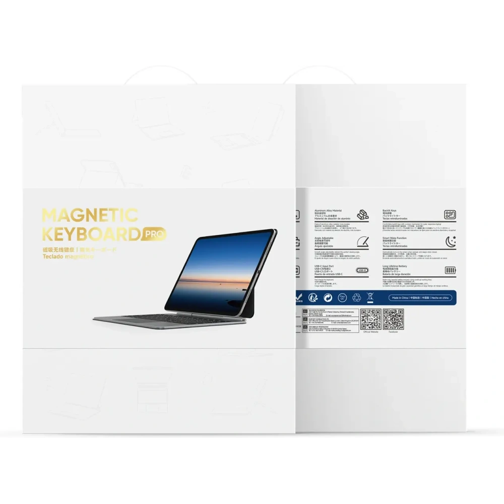 Etui z klawiaturą Dux Ducis MK series do Apple iPad Pro 11" 2024 czarne