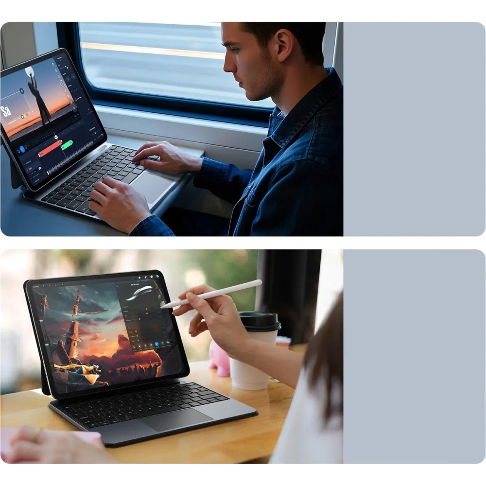 Etui z klawiaturą Dux Ducis MK series do Apple iPad Pro 13" 2024 czarne