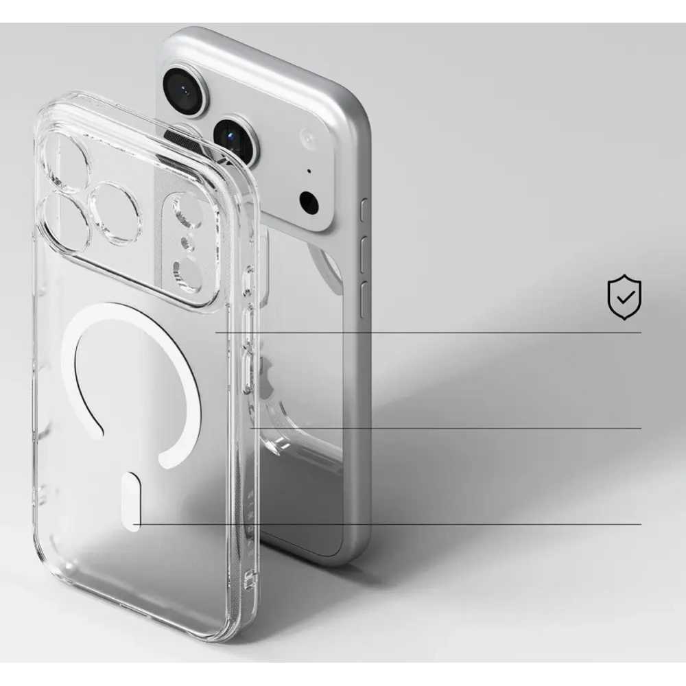 Etui Ringke Fusion Magnetic MagSafe do Apple iPhone 17 Pro Max Matte Clear