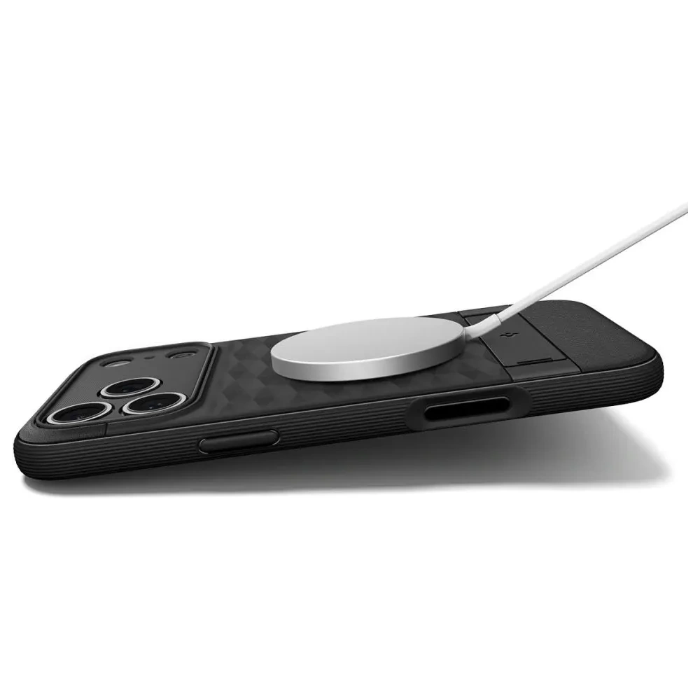 Etui Spigen Parallax S Mag MagSafe do Apple iPhone 17 Pro Max Matte Black